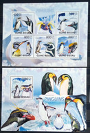 OISEAUX - GUINE-BISSAU                    N° 3075/3079 + BF 467                       NEUF** - Pingouins & Manchots