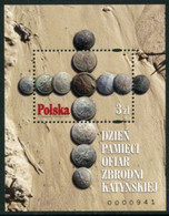 POLAND 2010 Katyn Massacre Commemoration Block MNH / **.  Michel Block 193 - Nuovi