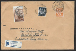 Yugoslavia - 1939 Registered Cover Hercegnovi To Prague Czechoslovakia - Mixed Franking - Lettres & Documents