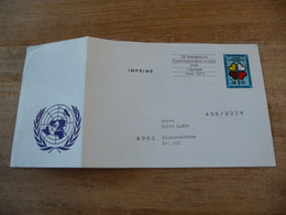 (6) UNITED NATIONS -ONU - NAZIONI UNITE - NATIONS UNIES * COVER 1972  * 25th Anniversary COMMISION ÉCONOMIQUE. - Cartas & Documentos