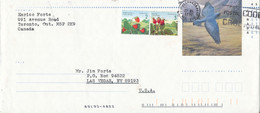 Canada Postal Stationery Cover Uprated And Sent To USA 23-6-1997 - 1953-.... Elizabeth II