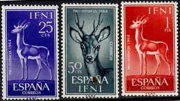 1964 Pro Infancia Ed 203-5 / Sc 119-21 / YT 177-9 / Mi 232-4 Nuovo / MNH / Neuf / Postfrisch [sm] - Ifni