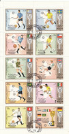 SHARJAH 1142-1151,used,football - Used Stamps