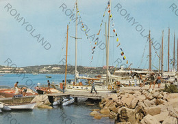 CARTOLINA  PORTO CERVO,SASSARI,SARDEGNA,COSTA SMERALDA,MARE,SOLE,VACANZA,ESTATE,BARCHE,BELLA ITALIA,VIAGGIATA 1976 - Sassari