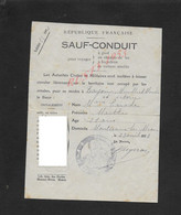 MILITARIA 14/18 SAUF CONDUIT CARADEC À MONTCEAUX LES MEAUX POUR SE RENDRE À BAYON ( HEURTHE & MOSELLE ) : - 1914-18