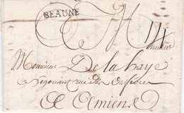 Beaune ( L 10 ) 26 May 1772 ( Taxe 14 ) Pour Amiens - 1701-1800: Precursori XVIII