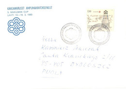 Finland:Lahti 14.03.1980 Special Cancellation - Lettres & Documents