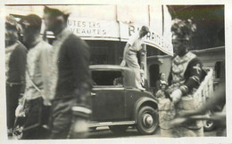 Biarritz * Jour De Fête , Danseurs Basques , Devant Le BIARRITZ ... * Photo Ancienne - Biarritz