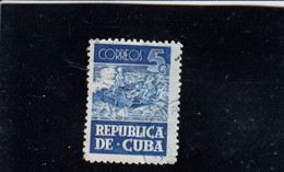 CUBA  1948 - Yvert  313° -  Marti -.- - Usados