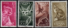 1960 Día Del Sello Ed 176-9 / Sc B60-63 / YT 163-6 / Mi 207-10 Nuovo / MNH / Neuf / Postfrisch [sm] - Sahara Español