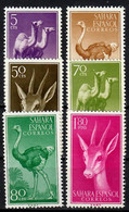 1957 Fauna Indígena Ed 133-8 / Sc 81-86 / YT 120-5 / Mi 164-9 Nuovo / MNH / Neuf / Postfrisch [sm] - Sahara Español