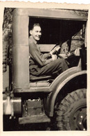 Photographie D'un Militaire à Bord D'un Camion - Soldat - Format 6x9cm - Oorlog, Militair