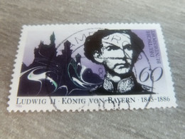 Deutsche Bundespost - Ludwig II König Von Bayern (1845-1886)  - Val 60 - Multicolore - Oblitéré - Année 1986 - - Gebraucht