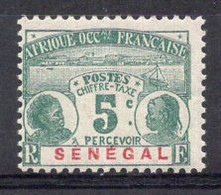 SENEGAL Timbre Taxe  N°4* Neuf Charnière TB Cote : 7,00€ - Postage Due