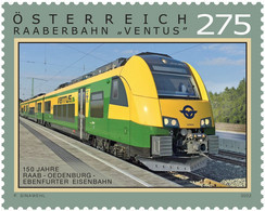 Austria - 2022 - Raab-Oedenburg-Ebenfurt Railway - 150th Anniversary - Mint Stamp - 2021-... Unused Stamps