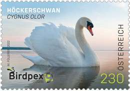 Austria - 2022 - Birdpex '22 - Mute Swan - Cygnus Olor - Mint Stamp - 2021-... Nuovi & Linguelle