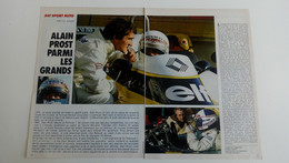 Coupure De Presse De 1981 Alain Prost Parmi Les Grands - Automobile - F1