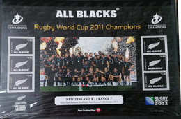 NOUVELLE-ZÉLANDE (2011)  MiniSheet New-Zealand All Blacks (YT N° 2600) - Neufs