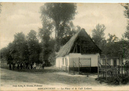 Berlencourt * La Place Du Village Et Le Café LEDENT - Other & Unclassified