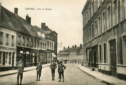 Desvres * La Rue De L'église * Café * Boucherie - Desvres