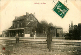 Bruay * La Gare Du Village * Train * Ligne Chemin De Fer - Other & Unclassified
