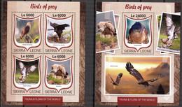 Sierra Leone 2016 Birds Of Prey Sheet + S/S MNH - Sierra Leone (1961-...)