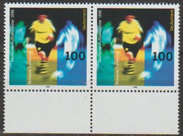 BRD 1996 MiNr.1879 Paar ** Postfrisch Deutscher Fußballmeister 1996 Borussia Dortmund (A 2660)günstige Versandkosten - Unused Stamps