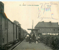 Bruay * La Gare Des Alouettes * Train Wagons * Ligne Chemin De Fer - Other & Unclassified