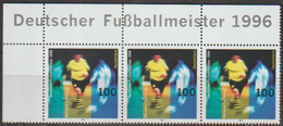 BRD 1996 MiNr.1879 3er  ** Postfrisch Deutscher Fußballmeister 1996 Borussia Dortmund (A 2698)günstige Versandkosten - Unused Stamps