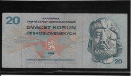 Tchécoslovaquie - 20 Korun - Pick N°92 - TTB - Tchécoslovaquie