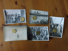 LOT INDOCHINE / MARINE NATIONALE / ROYALE 1949-1950 / 5 PHOTOS ORIGINALES / 18 - Schiffe