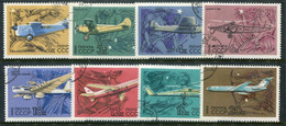 SOVIET UNION 1969 Development Of Aircraft Construction  Used.  Michel 3700-07 - Used Stamps