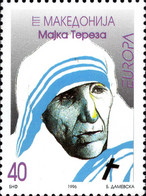 REPUBLIC OF MACEDONIA, 1996, STAMPS, MICHEL 75 - MOTHER TERESA + - Moeder Teresa