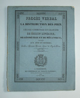 AUVERGNE Clermont-Ferrand - Dessin - Arts Et Métiers - Distribution Des Prix 1829 - Auvergne