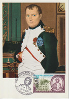 Réunion CFA 1969 Carte Maximum Napolèon Bonaparte 387 - Briefe U. Dokumente