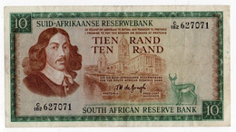 !!! AFRIQUE DU SUD, BILLET DE 10 RAND TBE - Suráfrica