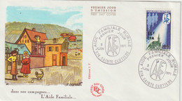 Réunion CFA 1971 FDC Aide Familiale 396 - Lettres & Documents