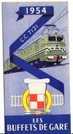 1954 SNCF Dépliant National "Les BUFFETS De GARE" - Ferrovie