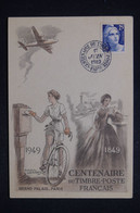 FRANCE - Carte FDC En 1949 - Centenaire Du Timbre Poste Français - L 130377 - ....-1949