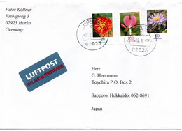 61014 - Bund - 2010 - 100c Blumen MiF A LpBf HORKA -> Japan - Altri & Non Classificati