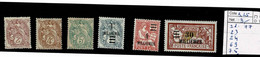 PORT SAID N° 21-23-24-69-75-75 °  COTE 9.25€ - Unused Stamps