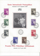 Oostende Postzegelfoor Ostende Foire Philatélique 1937 Belgique Belgie - Deluxe Sheetlets [LX]