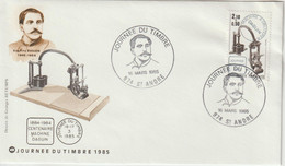 FDC 1985 Journée Du Timbre 2362 Saint André 974 Réunion - 1980-1989