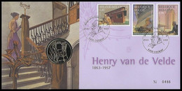 3146/3148** - Henry Van De Velde: Peintre, Architecte, Décorateur... - Numéroté / Genummerd - François Schuiten - Numisletters