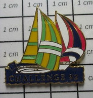 512g2 Pin's Pins / Beau Et Rare / THEME : SPORTS / VOILE VOILIER REGATE CHALLENGE 92 Par CHALLENGE OLERON - Vela