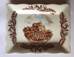 Vide Poche Ou Cendrier Edinburgh Castle En Porcelaine Weatherby Hanley England 1979 Royal Falcon Ironstone - Ohne Zuordnung