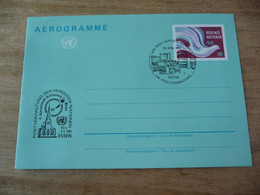 (6) UNITED NATIONS -ONU - NAZIONI UNITE - NATIONS UNIES *   FDC 1982  * Aérogramme Fdc, 9s - Storia Postale