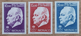 Monaco - YT N°2033 à 2035 - Prince Rainier III - 1996 - Neuf - Neufs