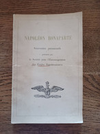 Livre - Napoléon Bonaparte Souvenirs Personnels (Rédacteur Commandant Lachouque), 106 Pages. - Français