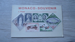 Monaco Souvenirs Philatélie - Collections, Lots & Séries